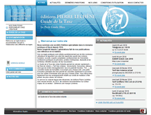 Tablet Screenshot of editions-lechene.com